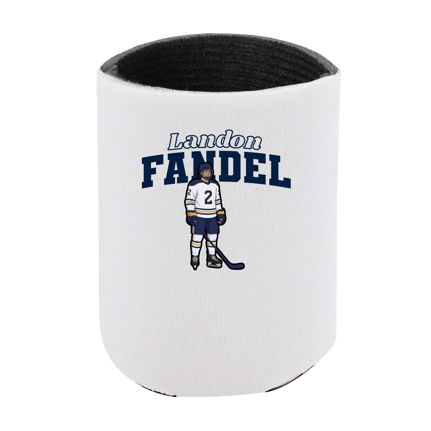 Can Holder — Name Arch in White
