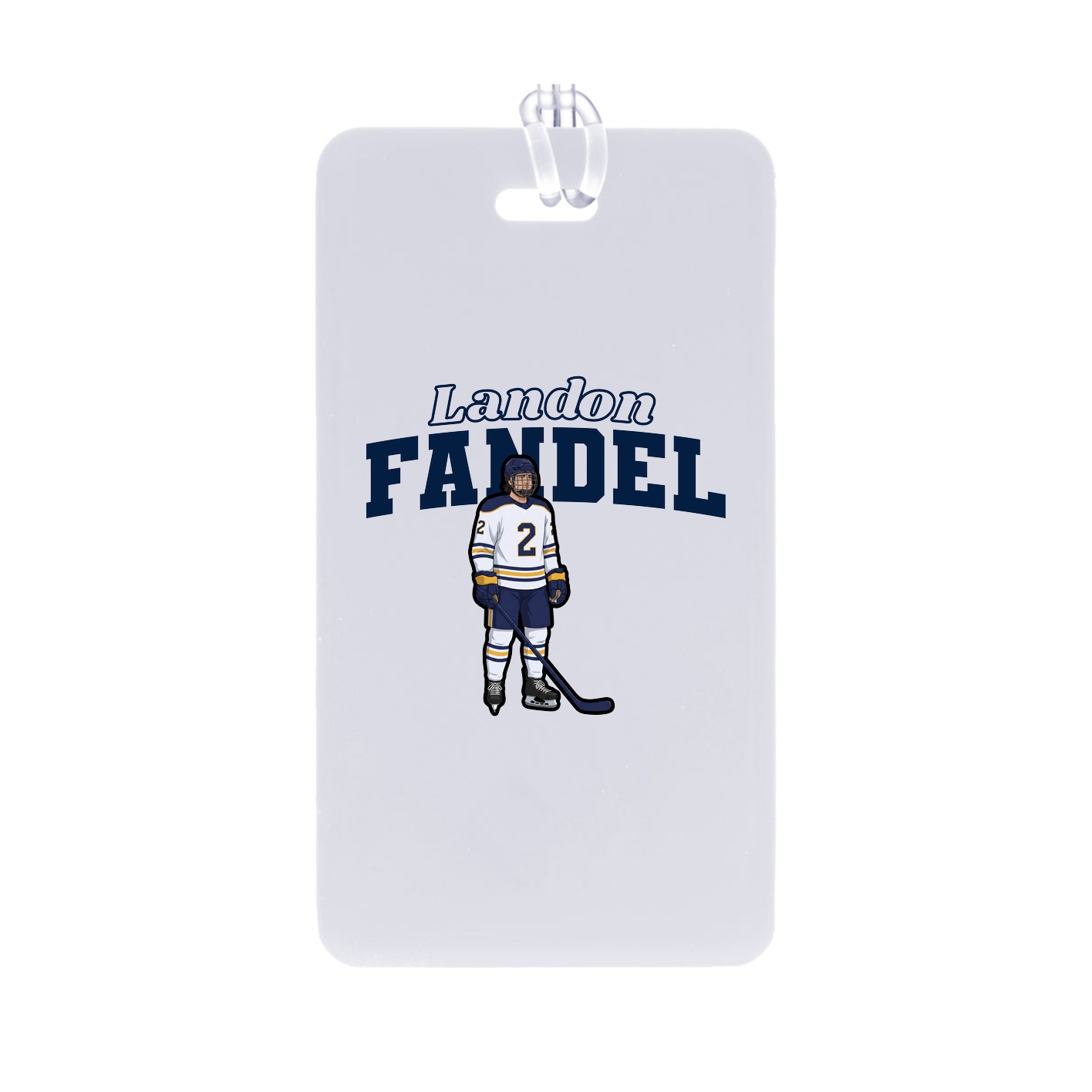 Bag Tag — Name Arch in Classic
