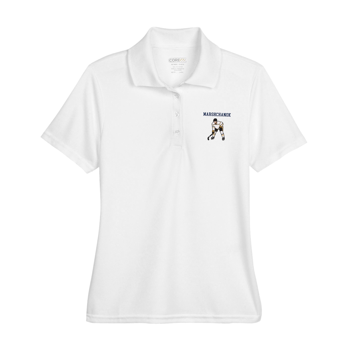 Womens Performance Polo — Shirsey in White