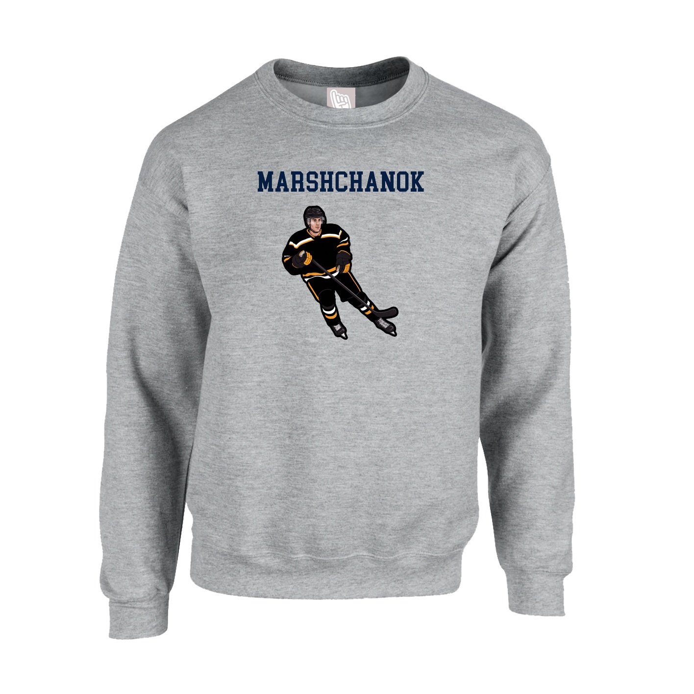 Fleece Crew — Shirsey in Grey