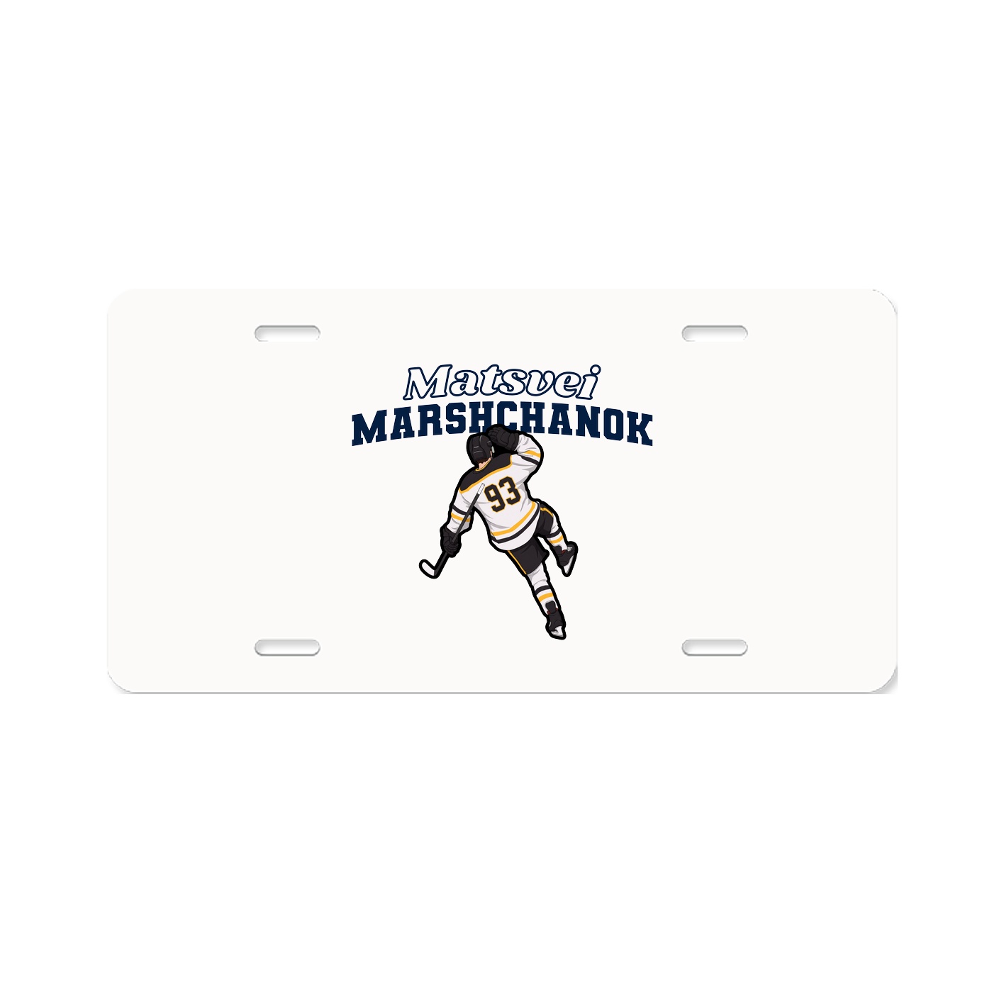 License Plate — Name Arch in Classic