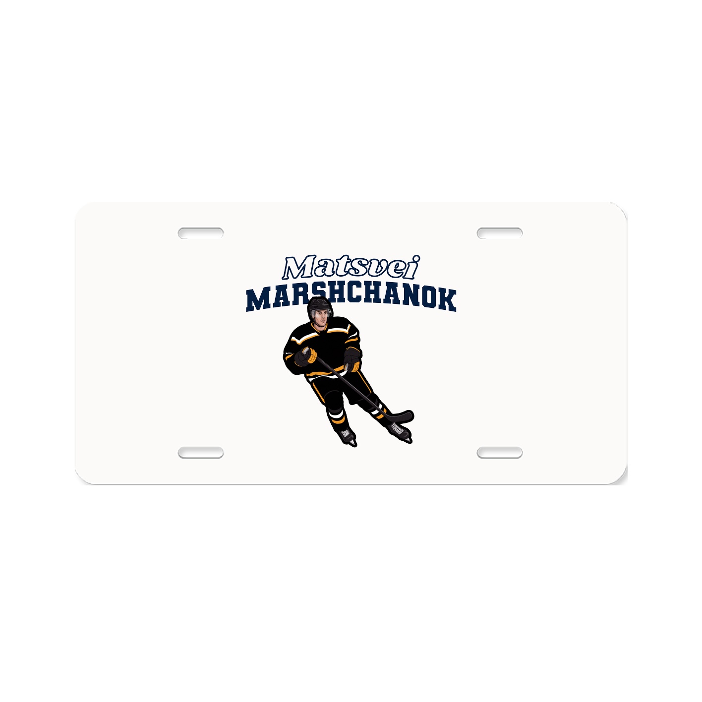 License Plate — Name Arch in Classic