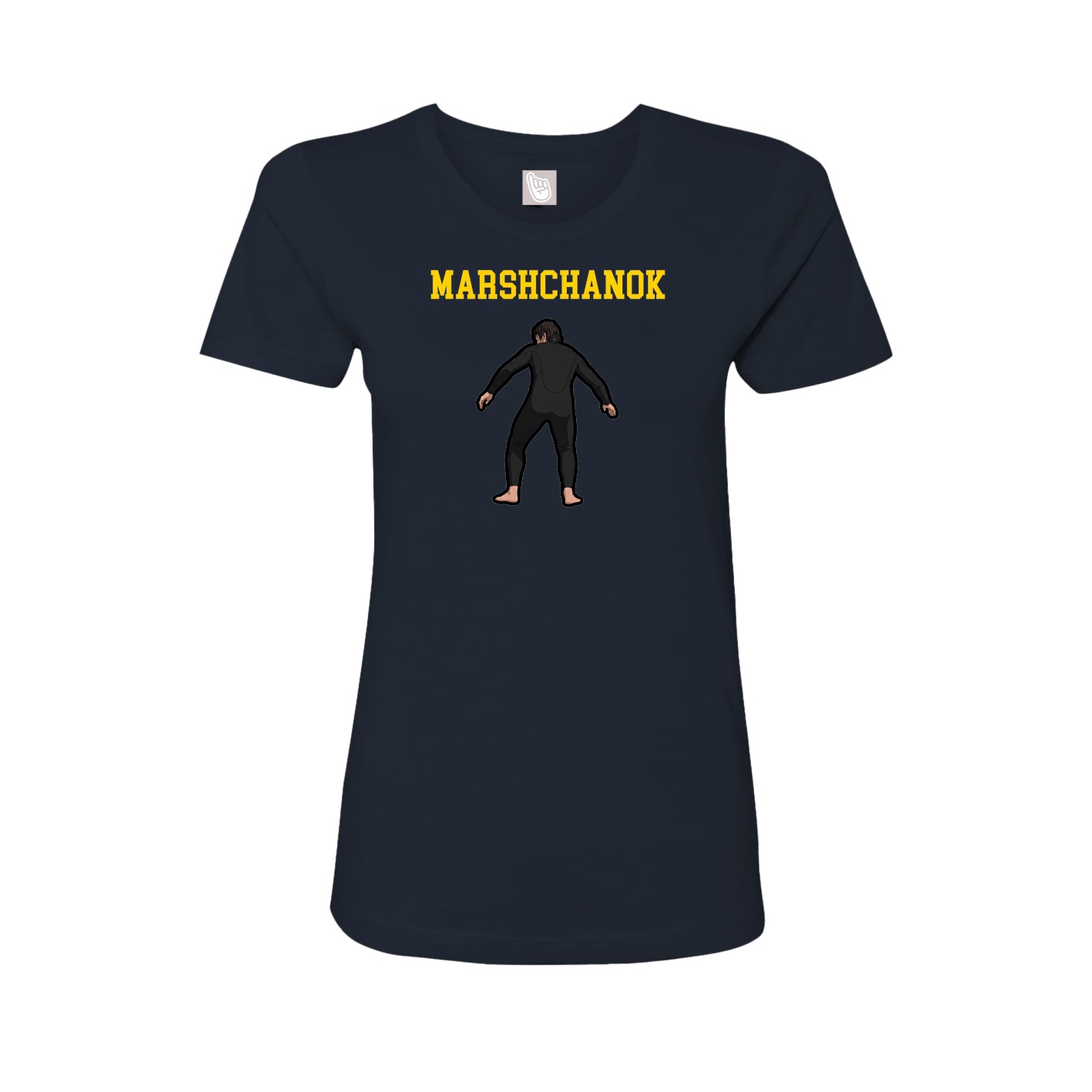 Fitted Women's Tee — Shirsey in Navy