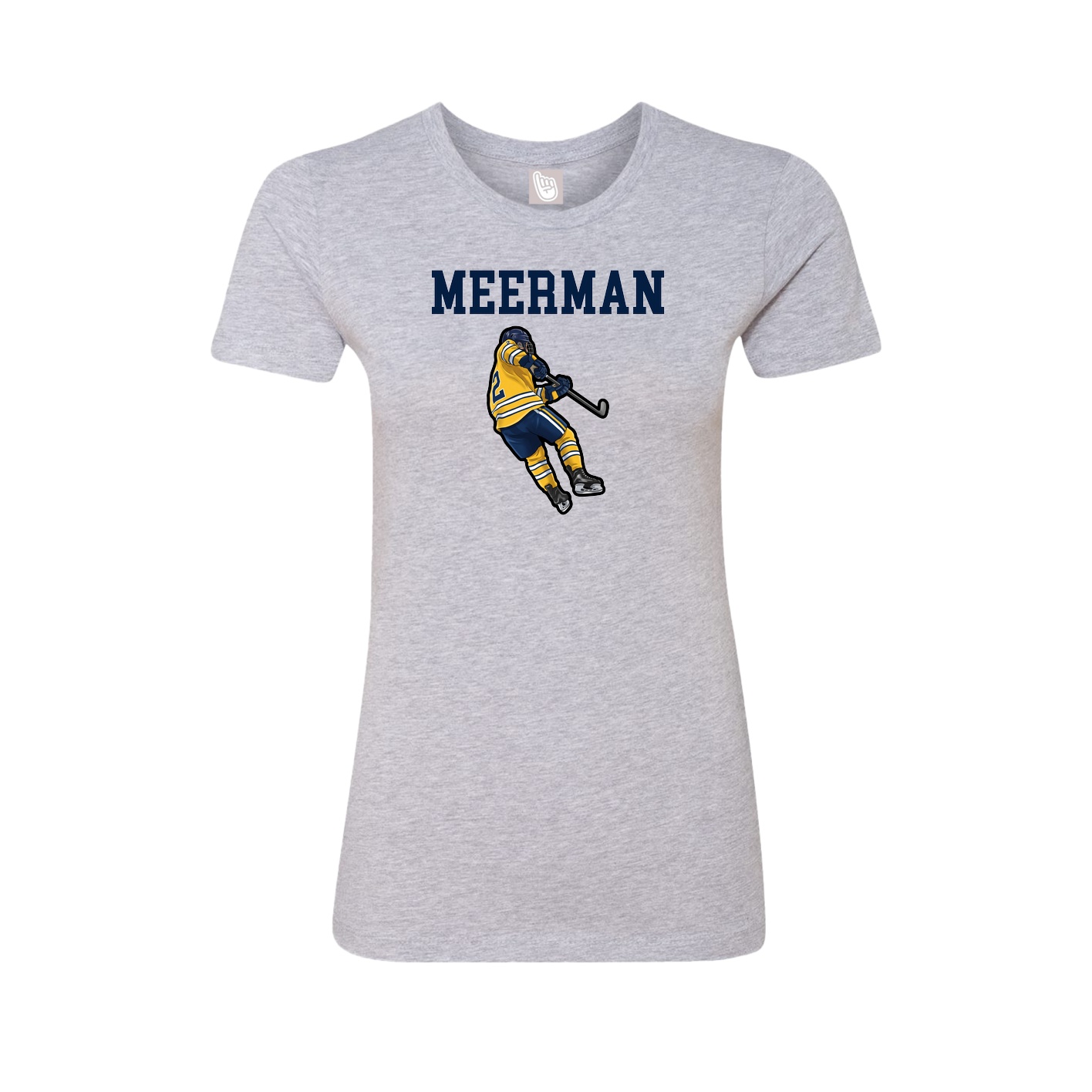 Fitted Women's Tee — Shirsey in Grey
