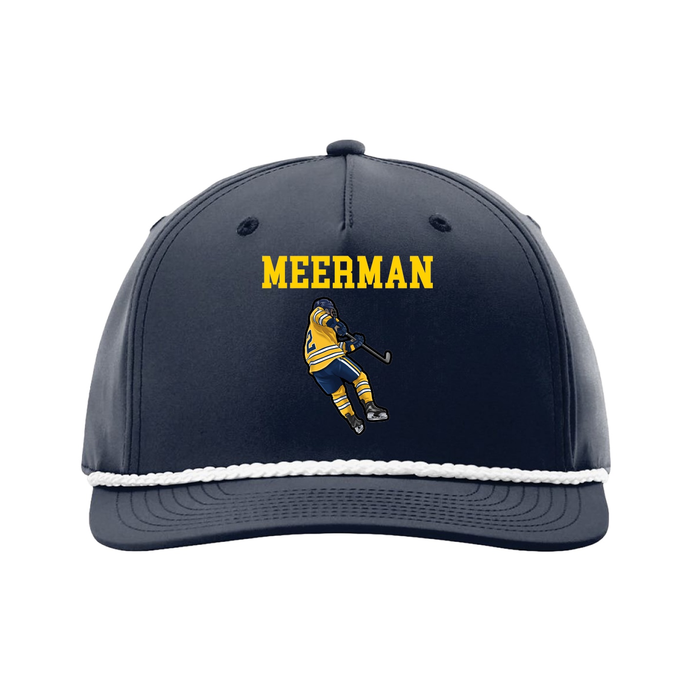 Five-Panel Classic Rope Cap — Shirsey in Navy