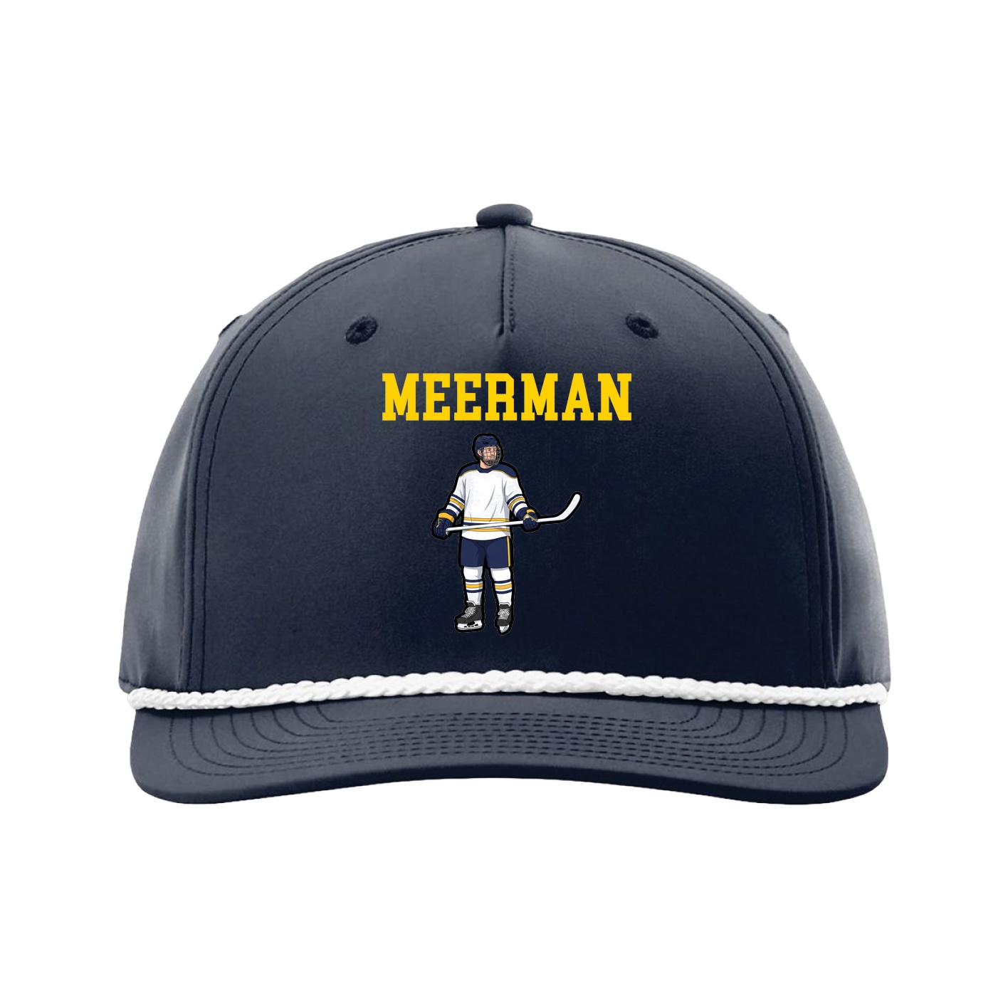 Five-Panel Classic Rope Cap — Shirsey in Navy