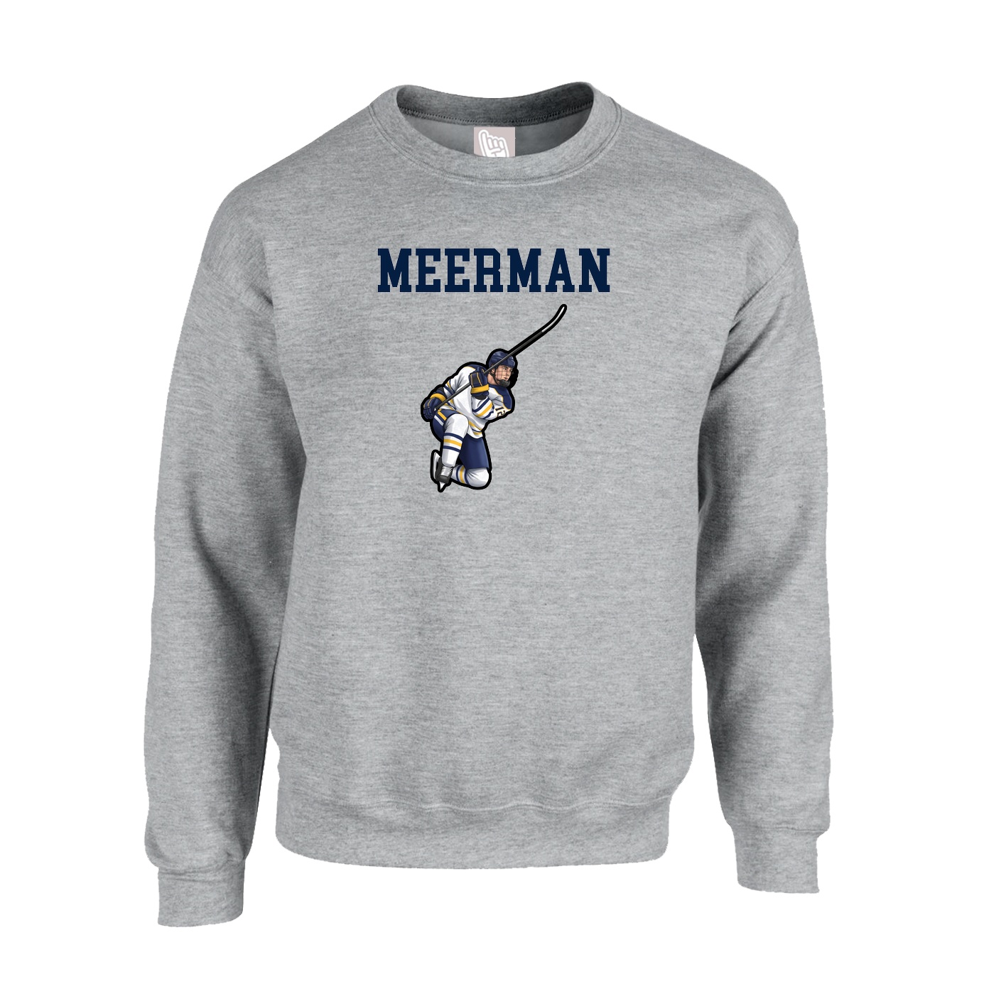 Fleece Crew — Shirsey in Grey
