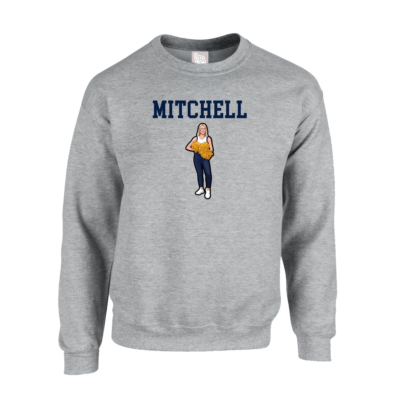 Fleece Crew — Shirsey in Grey