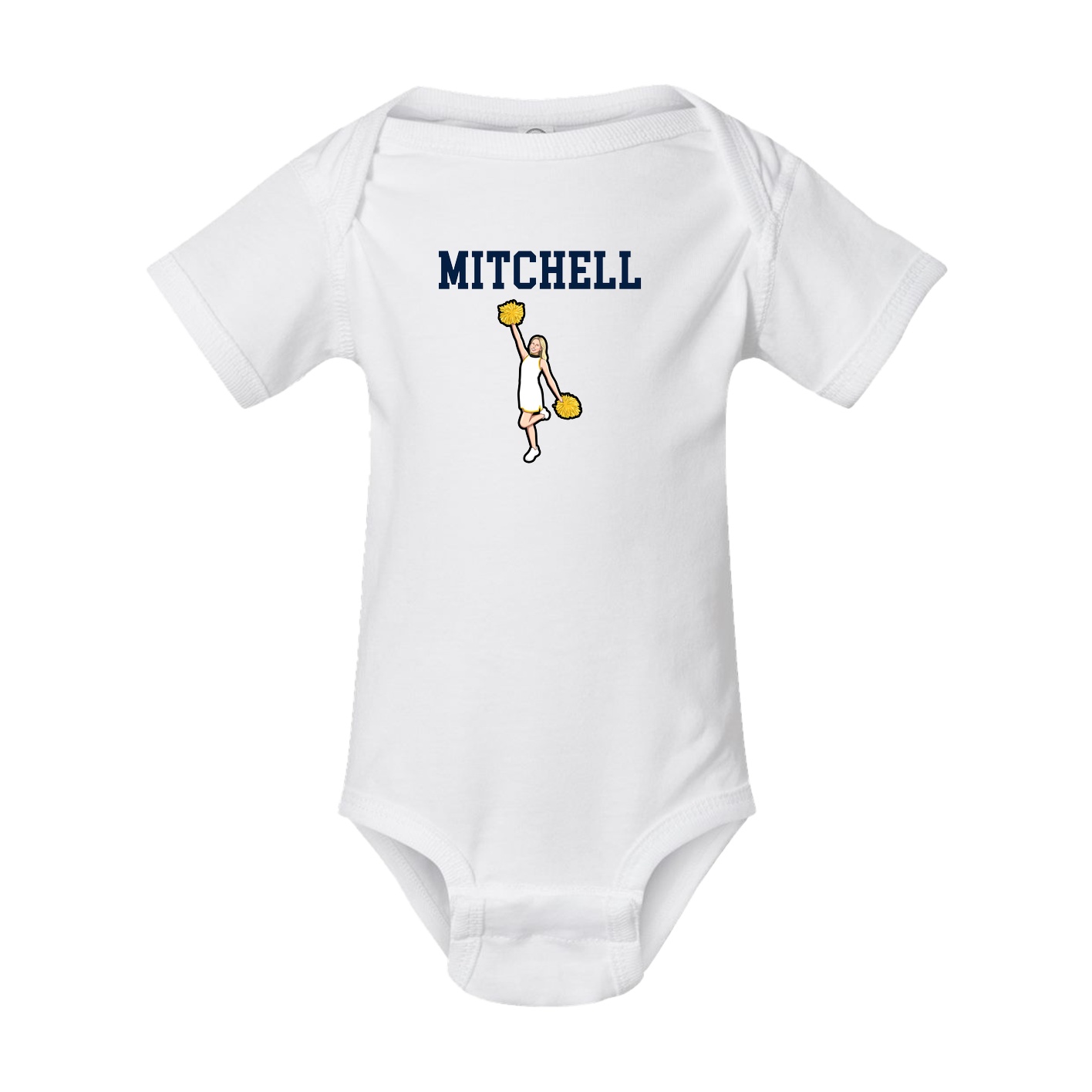 Baby Onesie — Shirsey in White