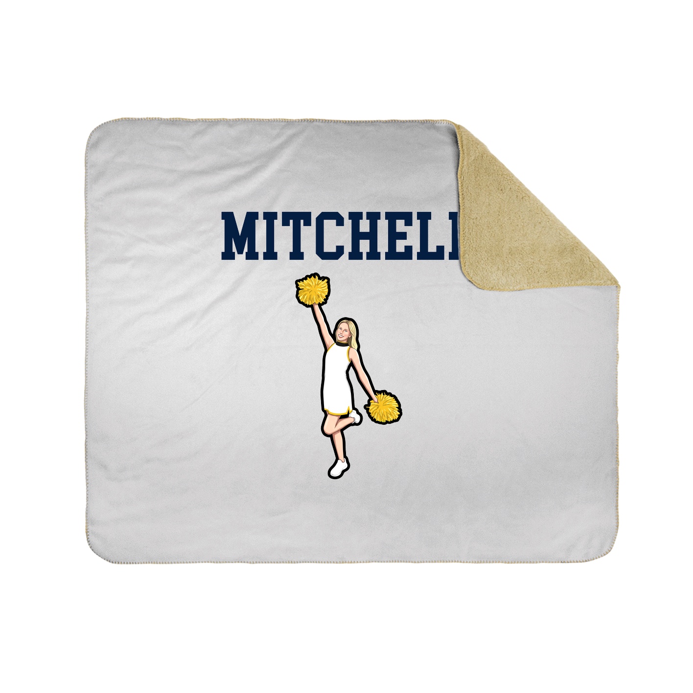 Throw Blanket — Shirsey in White