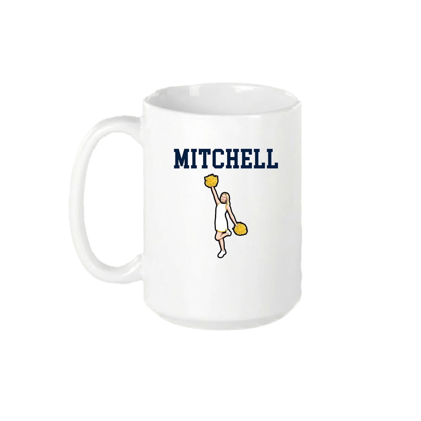 15oz Coffee Mug — Shirsey in White