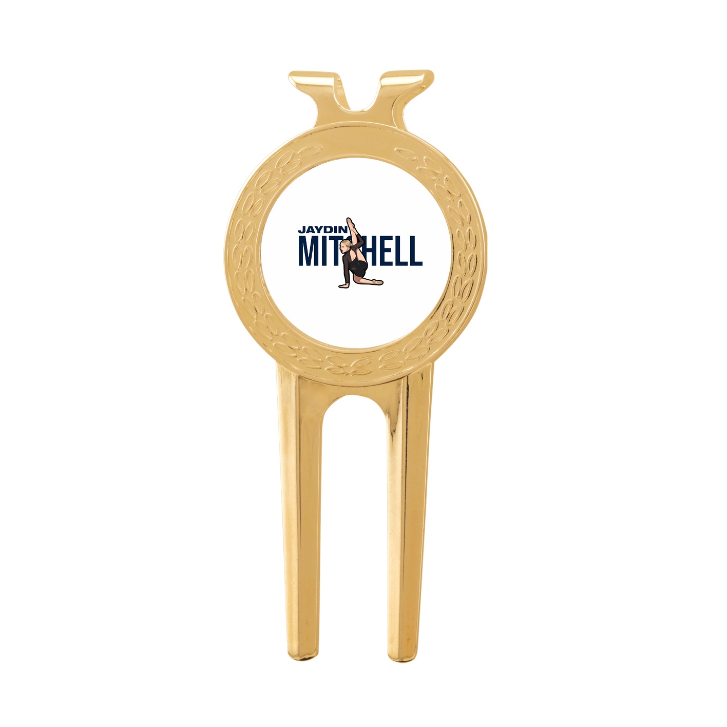 Divot Tool with Ball Marker — Player Name in Classic