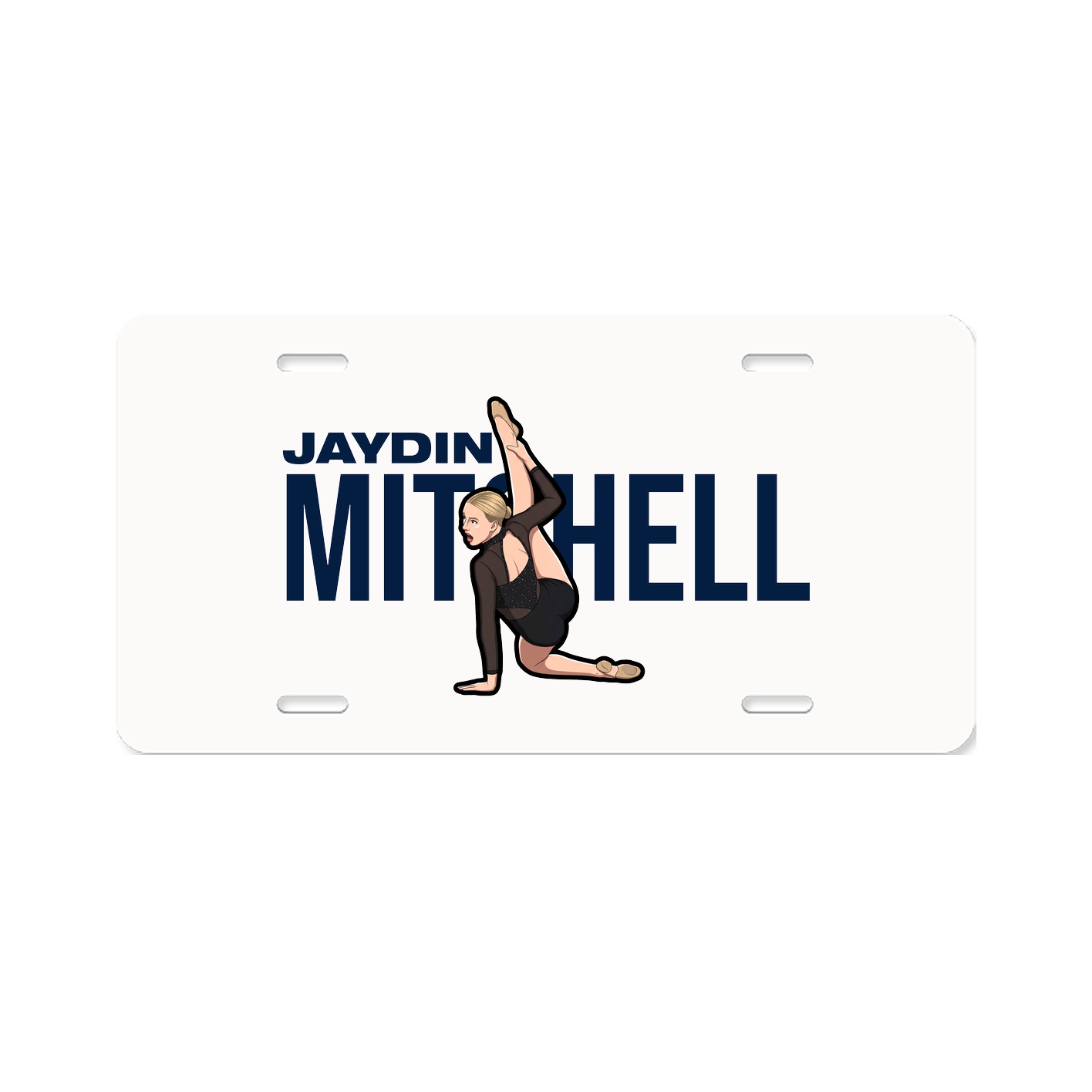 License Plate — Player Name in Classic