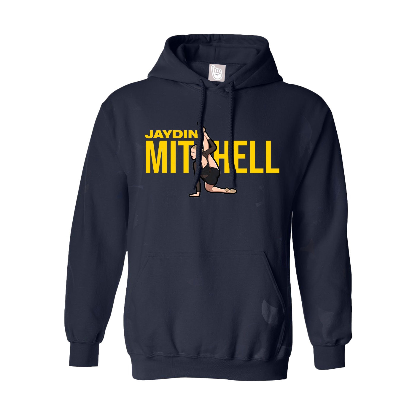 Hoodie — Player Name in Navy