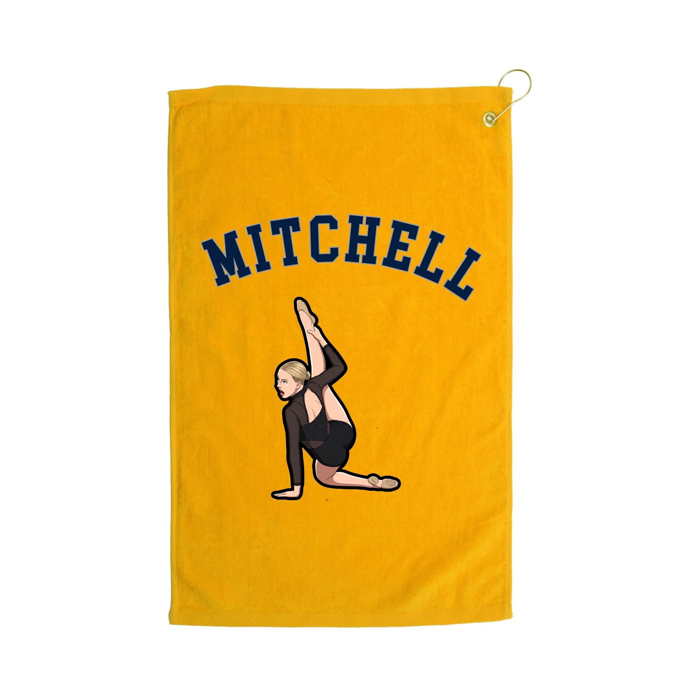 Golf Towel — Shirsey Arch in Gold