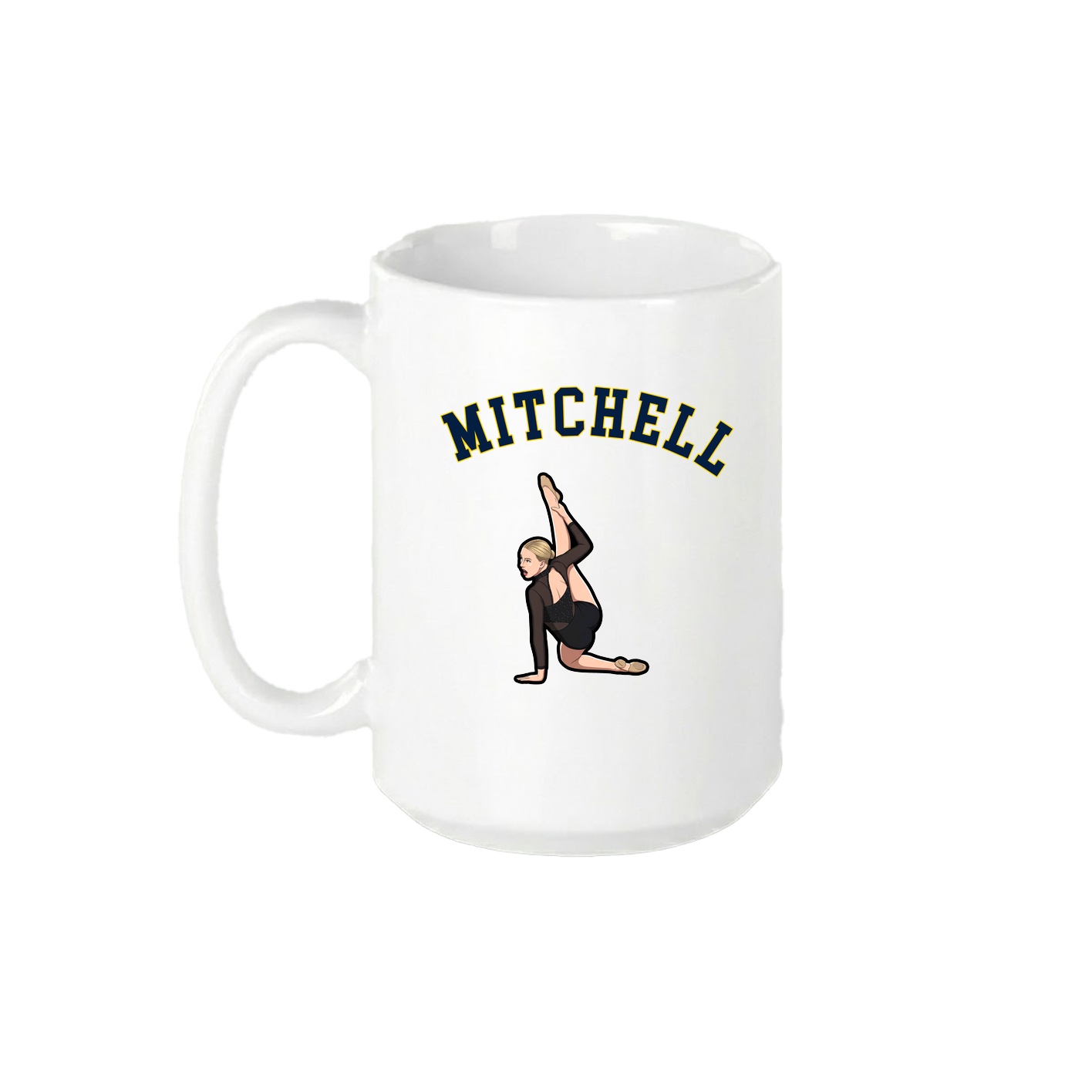 15oz Coffee Mug — Shirsey Arch in White