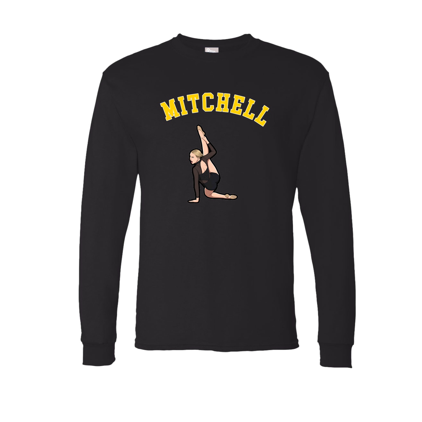 Long Sleeve Tee — Shirsey Arch in Black