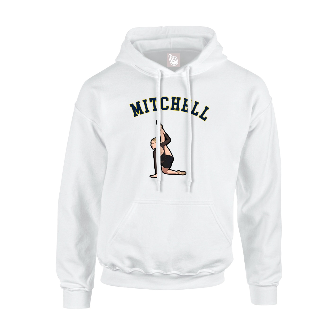 Hoodie — Shirsey Arch in White