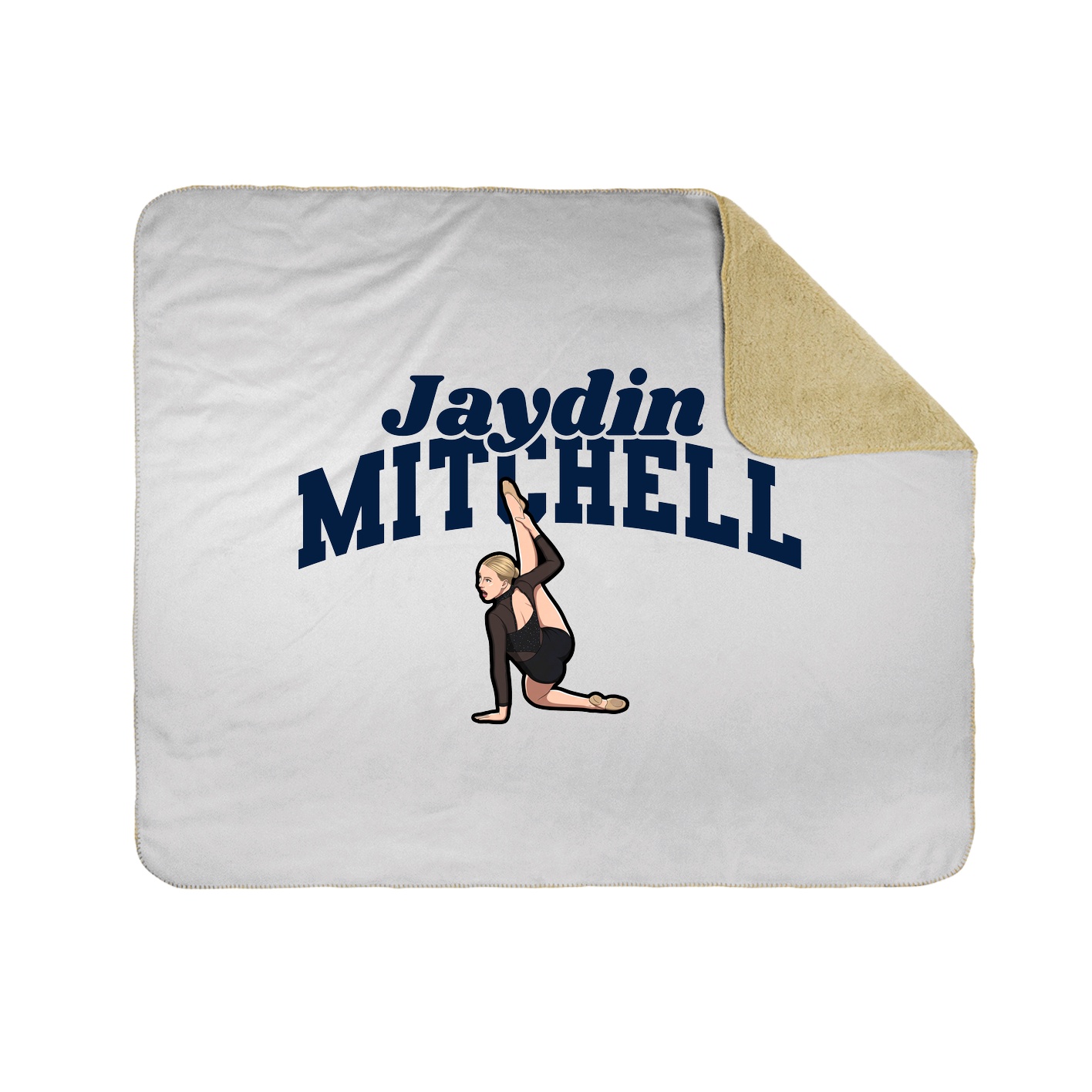 Throw Blanket — Signature Arch in White