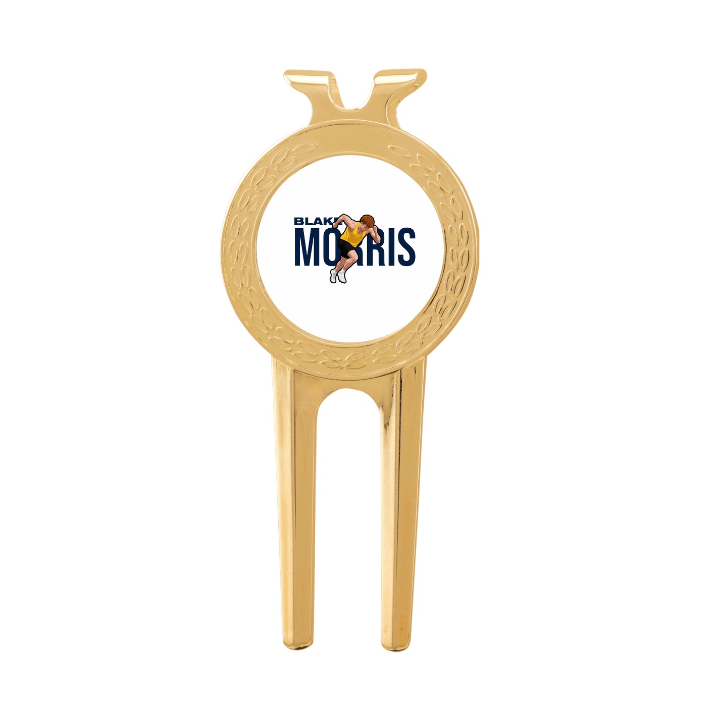 Divot Tool with Ball Marker — Player Name in Classic