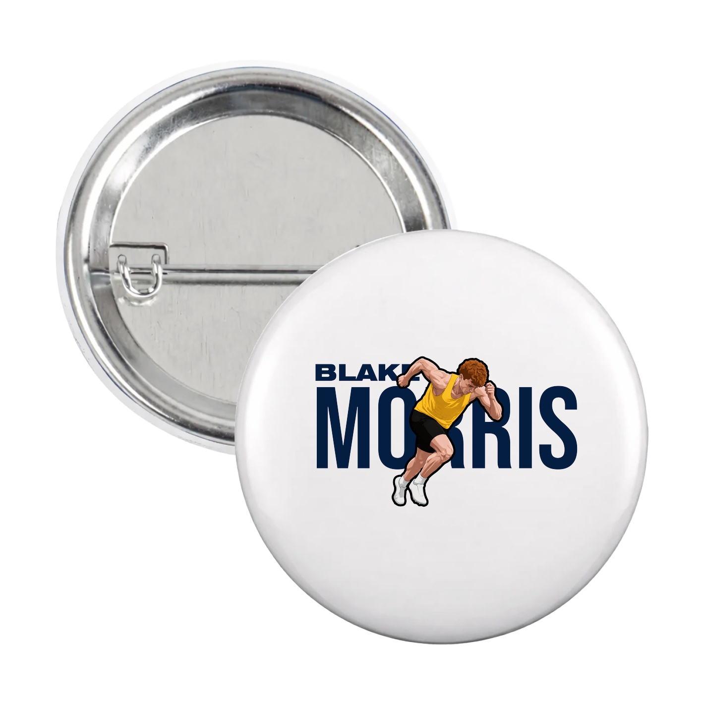 Game Day Button — Player Name in White