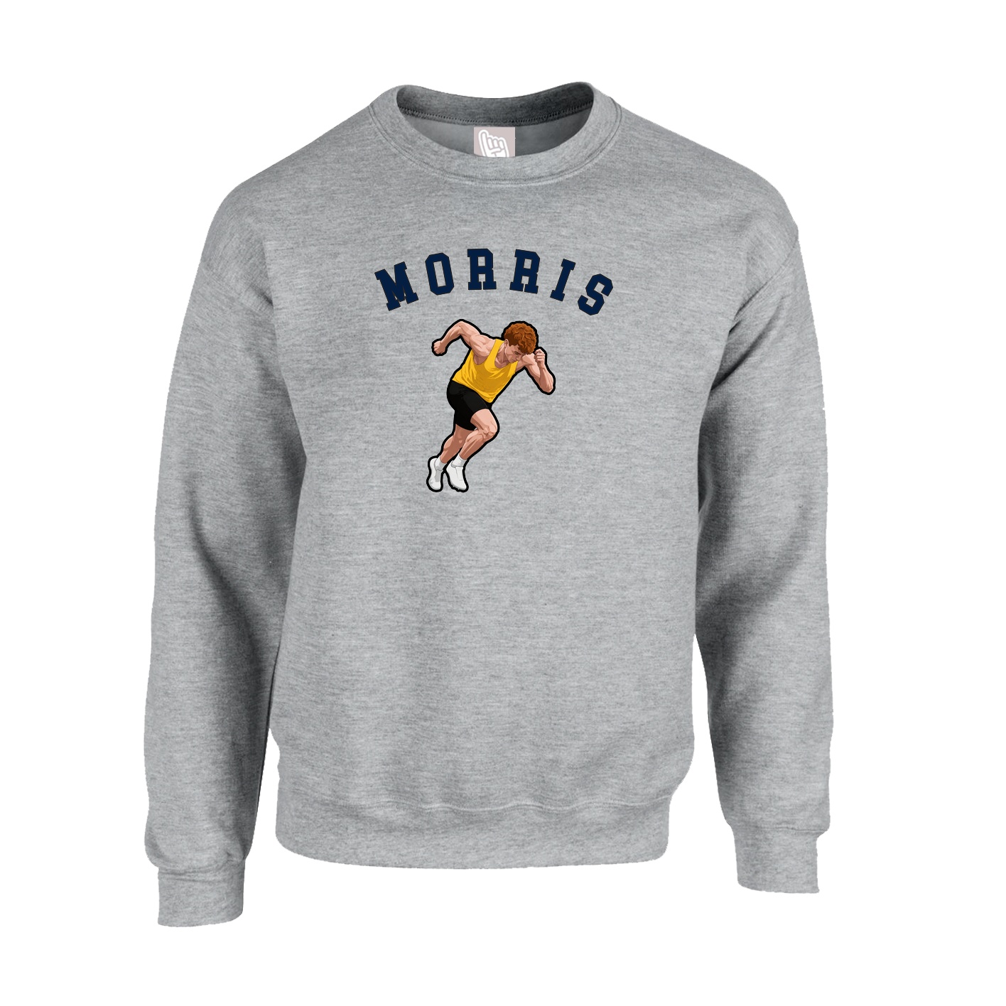 Fleece Crew — Shirsey Arch in Grey