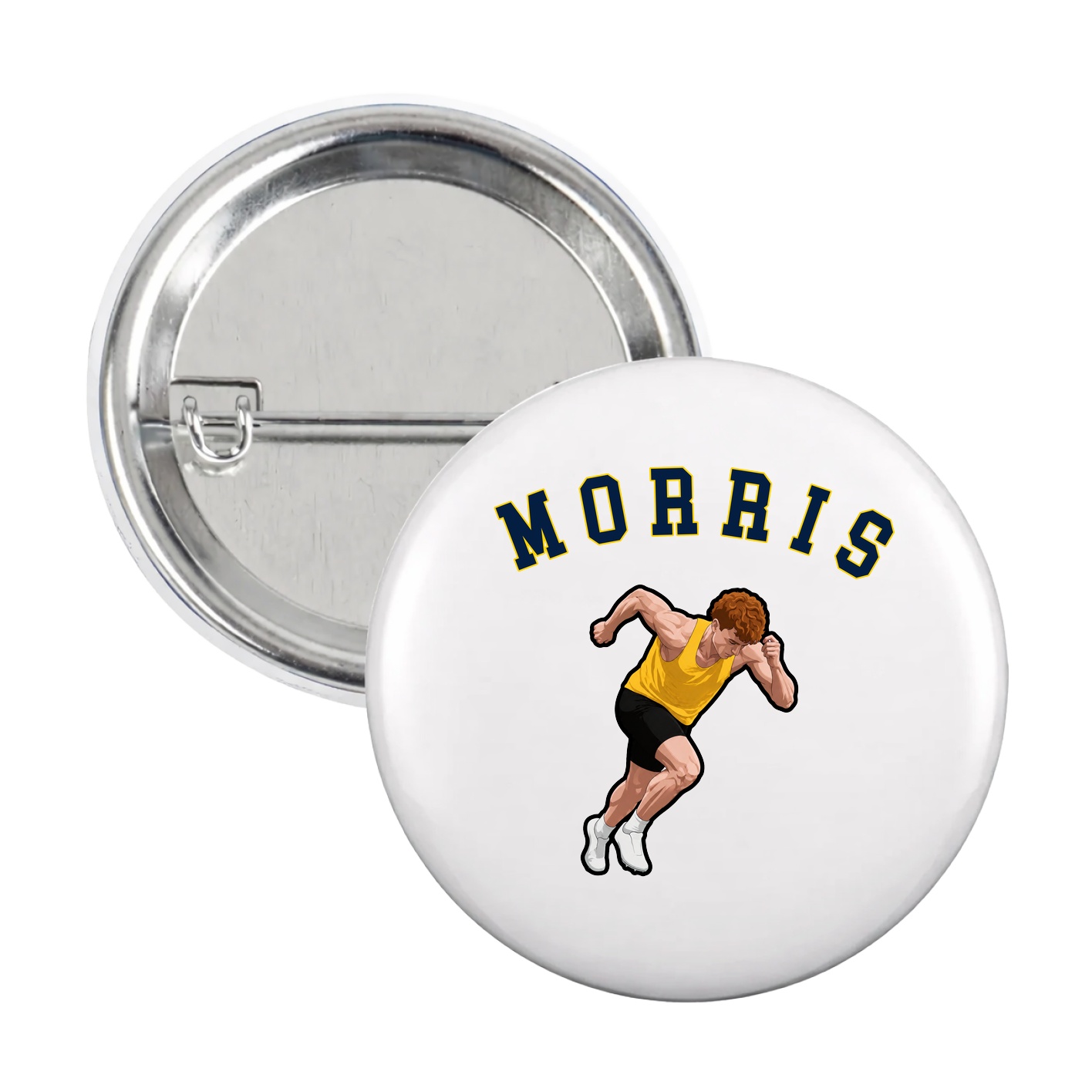 Game Day Button — Shirsey Arch in White