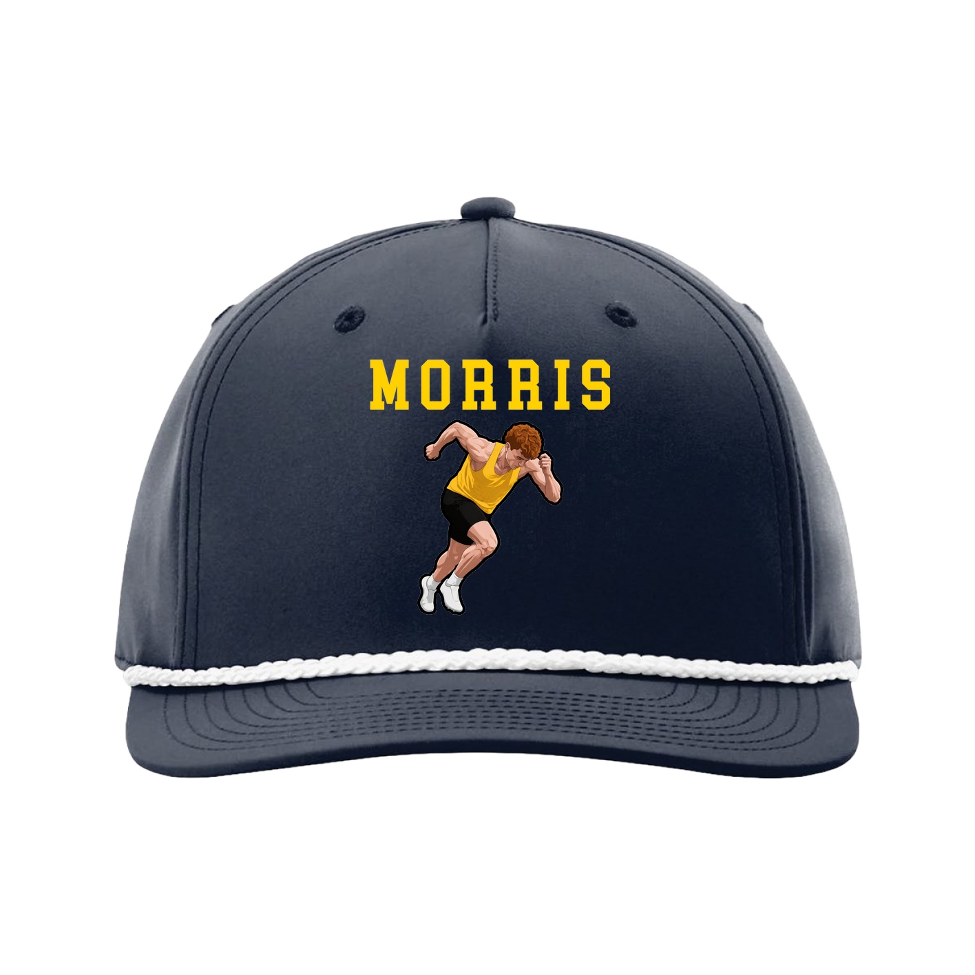 Five-Panel Classic Rope Cap — Shirsey in Navy