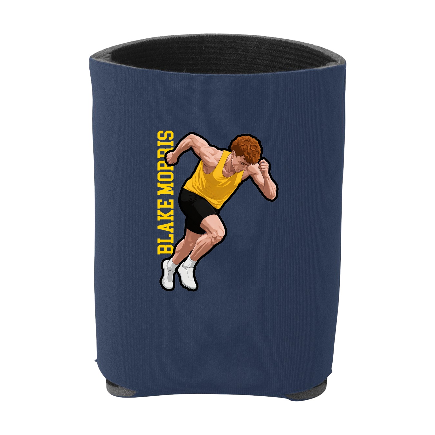 Can Holder — Name Vertical in Navy