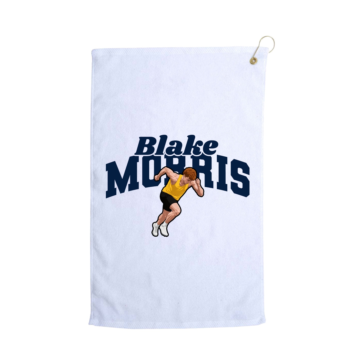 Golf Towel — Signature Arch in White