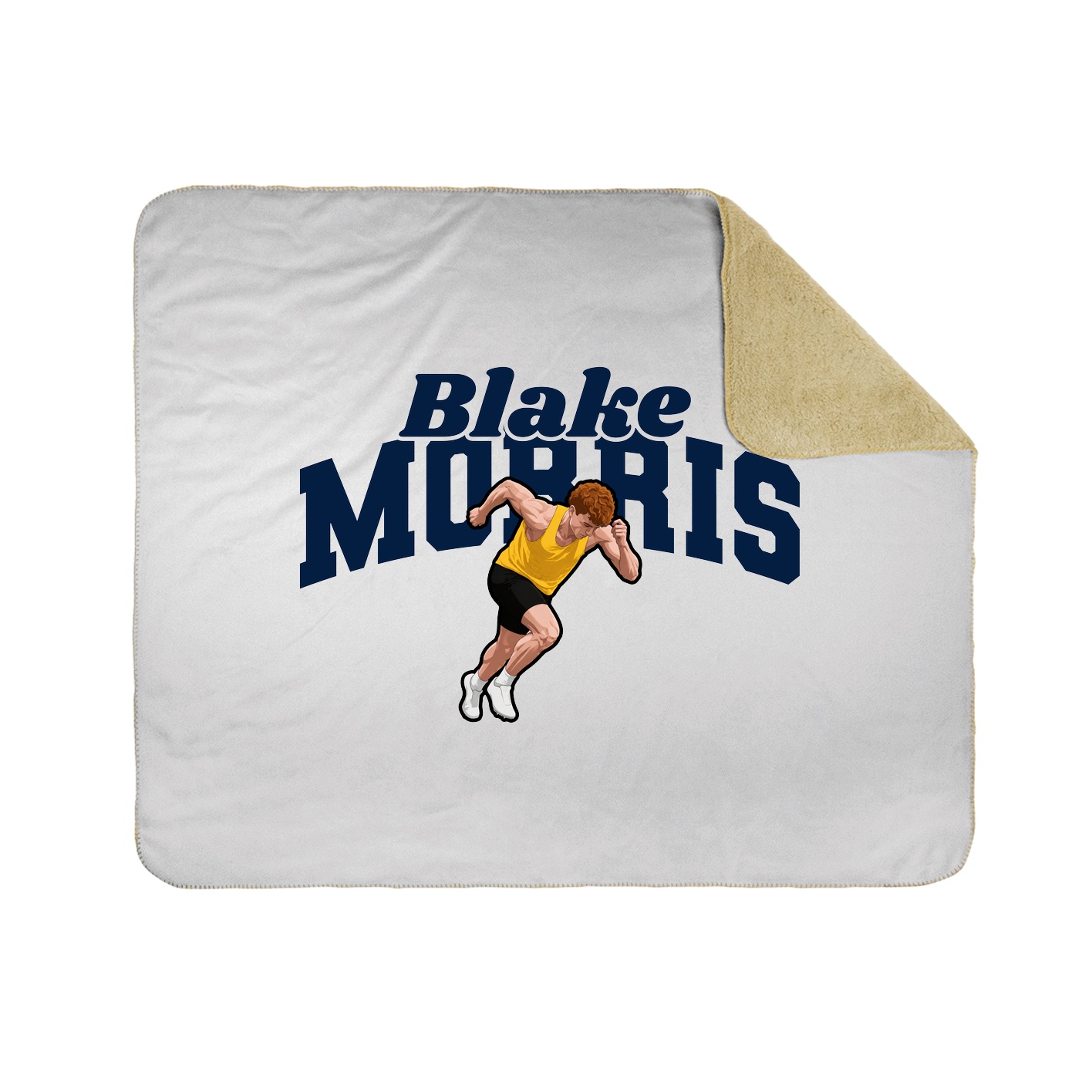 Throw Blanket — Signature Arch in White