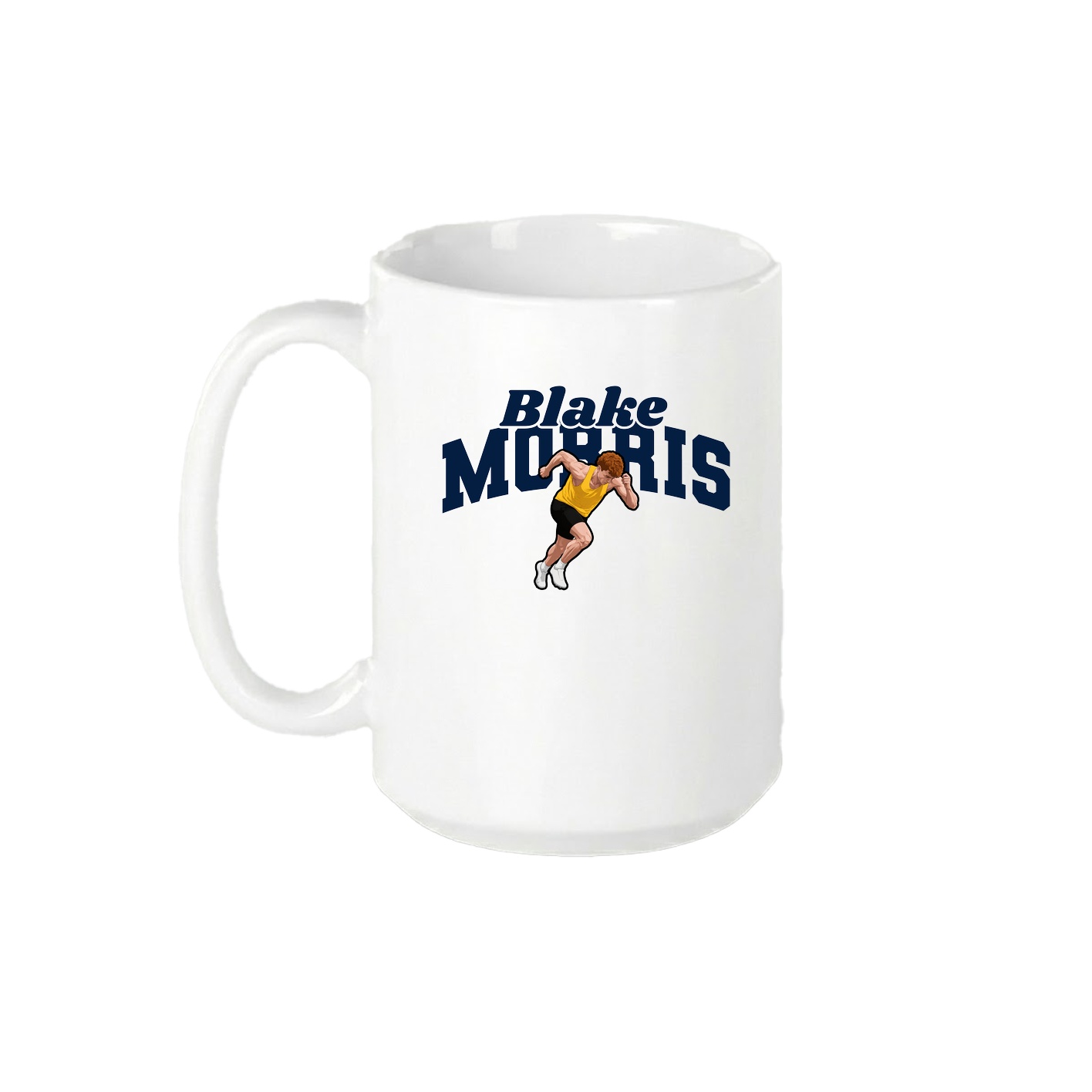 15oz Coffee Mug — Signature Arch in White