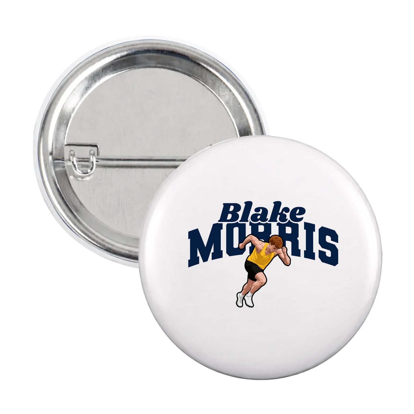 Game Day Button — Signature Arch in White
