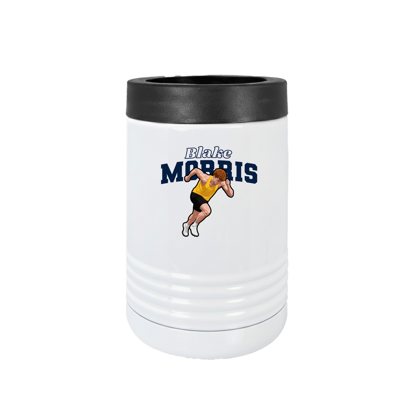 Beverage Holder — Name Arch in White