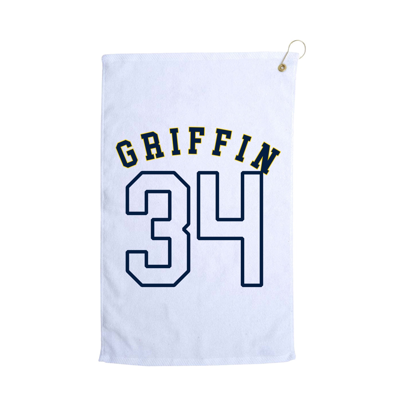 Golf Towel — Shirsey Arch in White