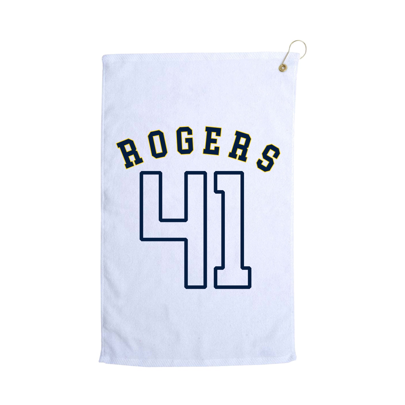 Golf Towel — Shirsey Arch in White