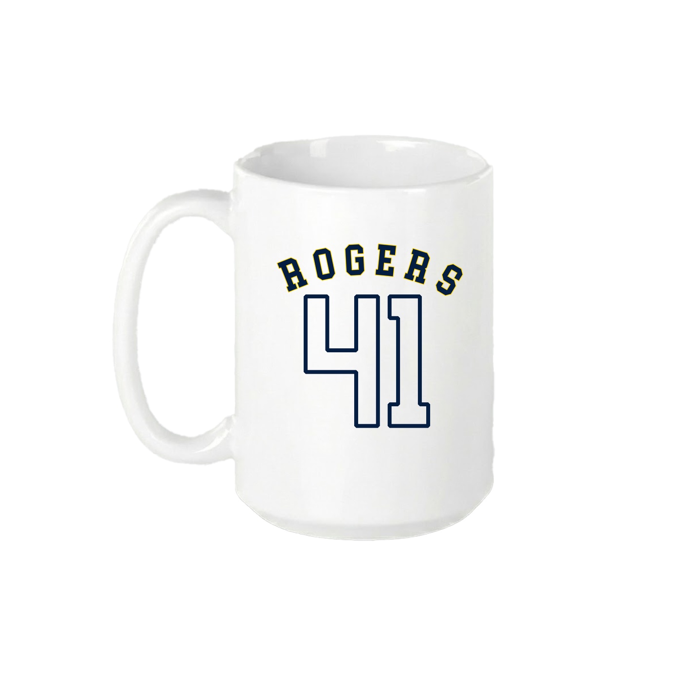 15oz Coffee Mug — Shirsey Arch in White