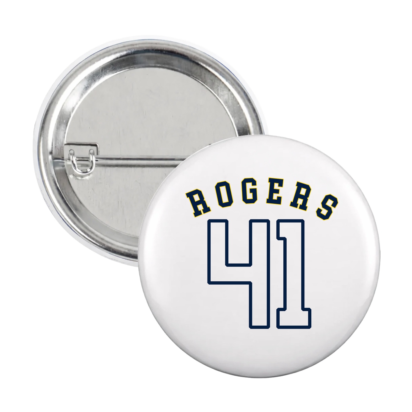Game Day Button — Shirsey Arch in White