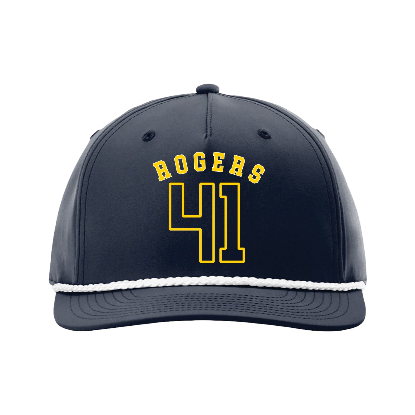 Five-Panel Classic Rope Cap — Shirsey Arch in Navy
