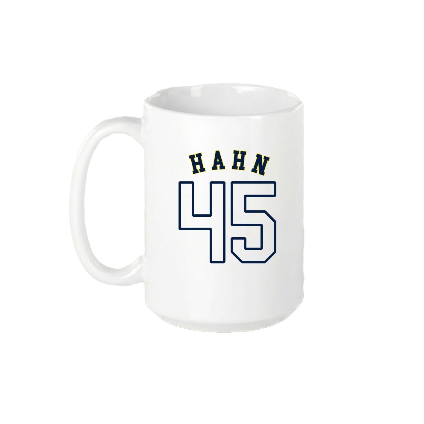 15oz Coffee Mug — Shirsey Arch in White