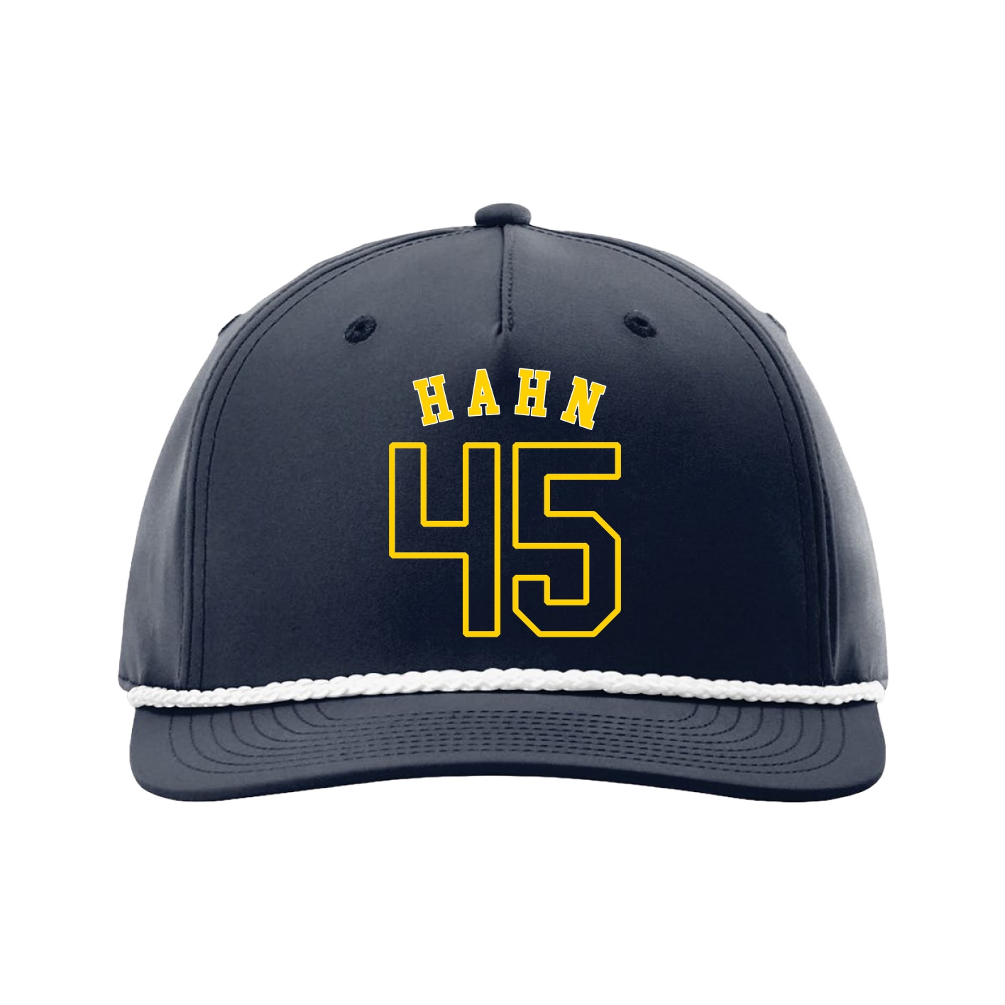Five-Panel Classic Rope Cap — Shirsey Arch in Navy