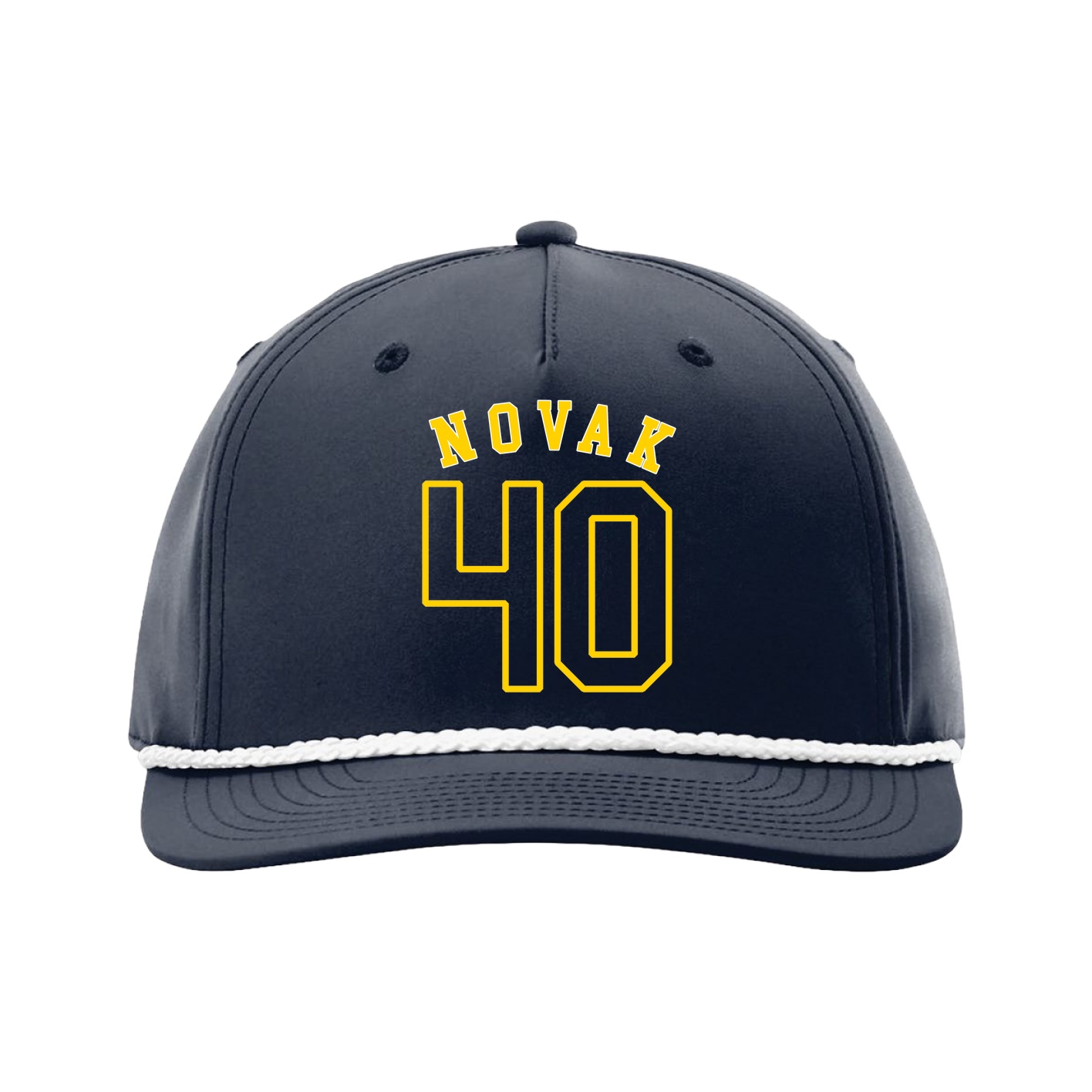 Five-Panel Classic Rope Cap — Shirsey Arch in Navy