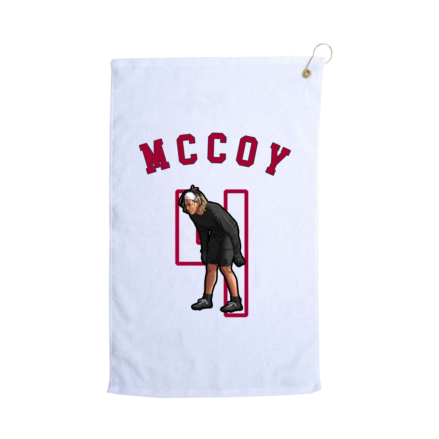 Golf Towel — Shirsey Arch in White