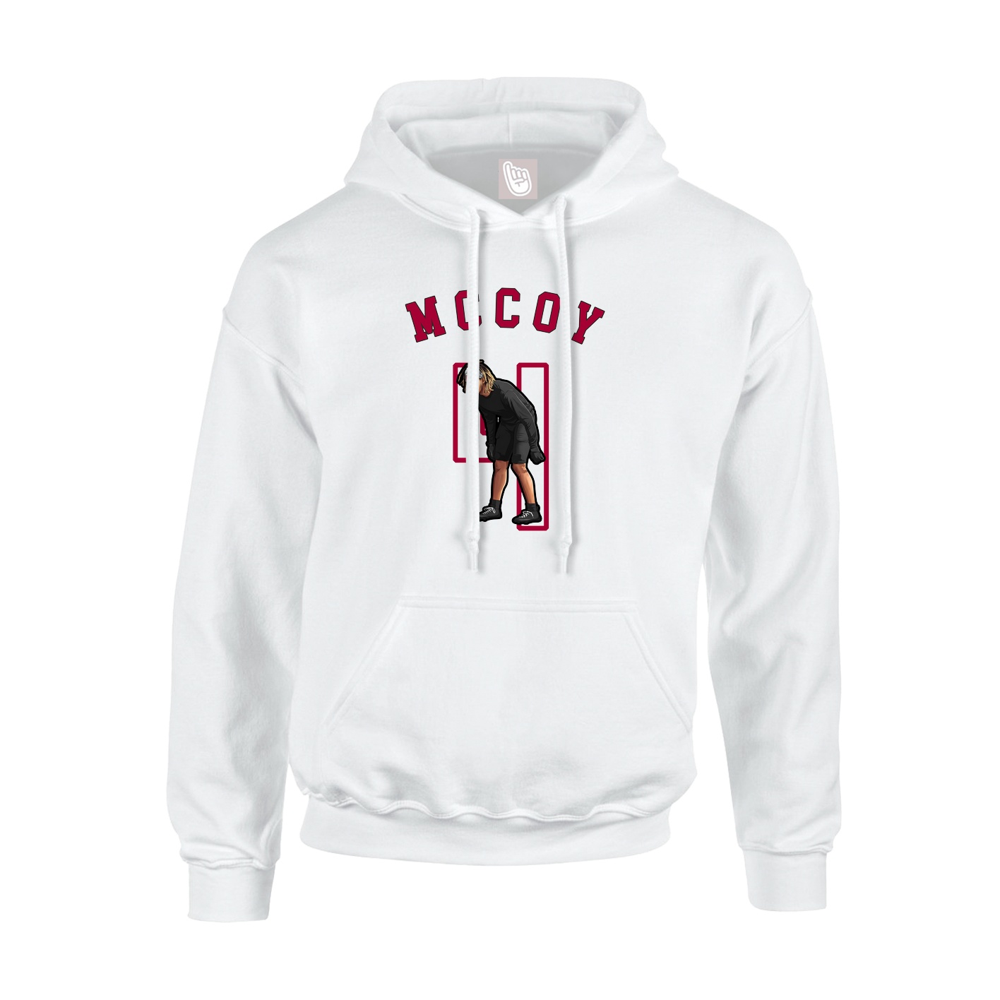 Hoodie — Shirsey Arch in White