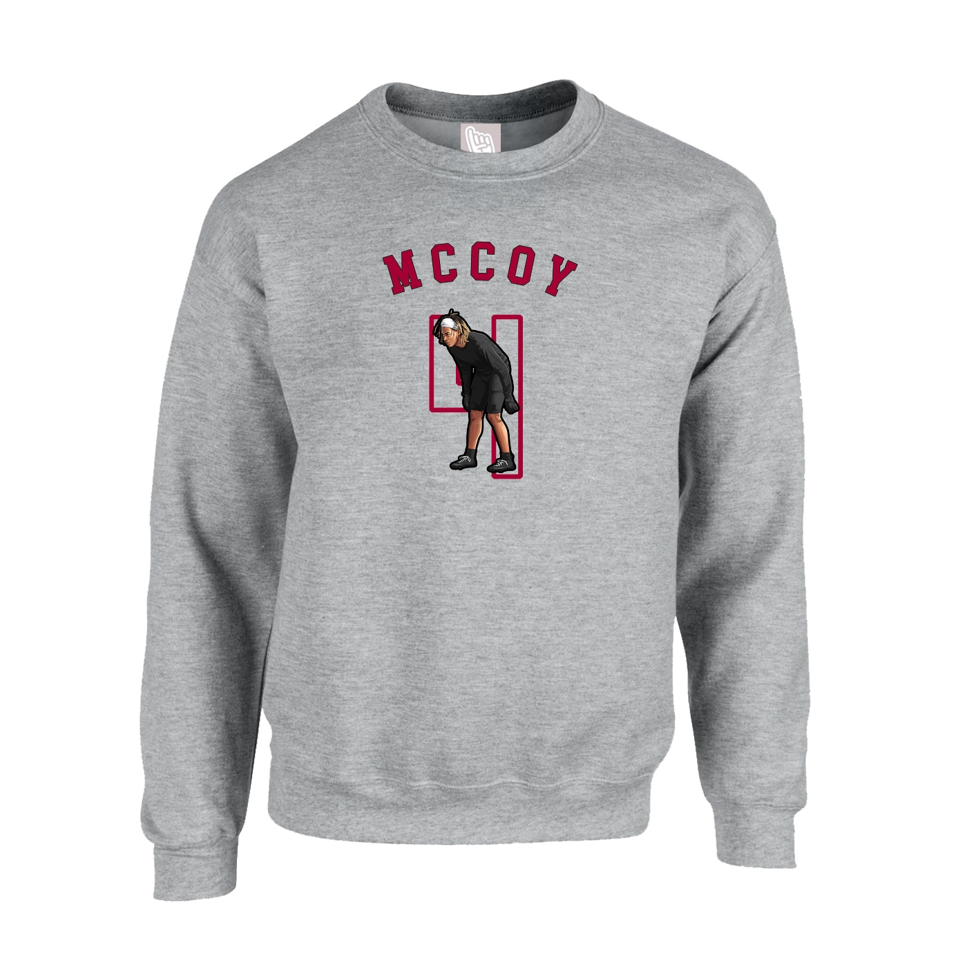 Fleece Crew — Shirsey Arch in Grey