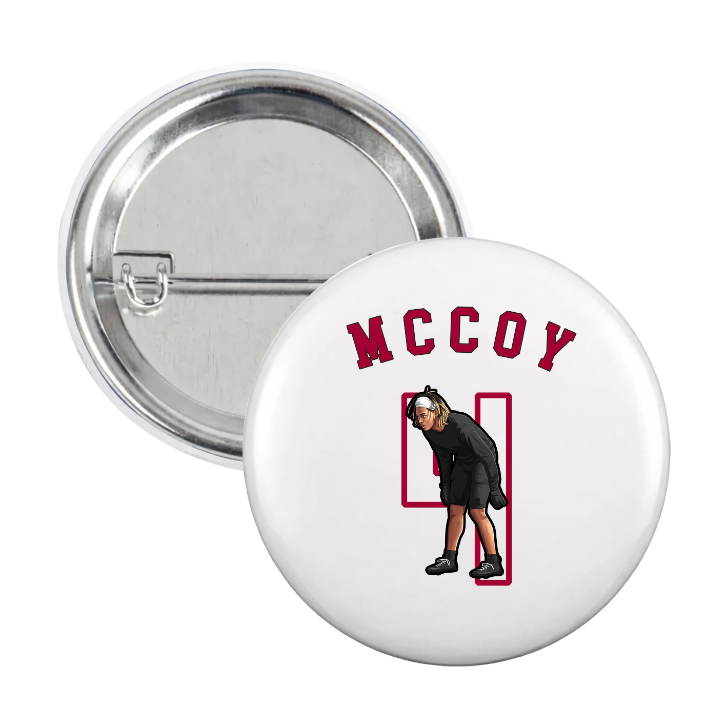 Game Day Button — Shirsey Arch in White