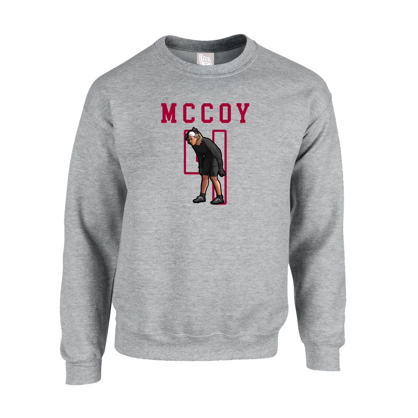 Fleece Crew — Shirsey in Grey