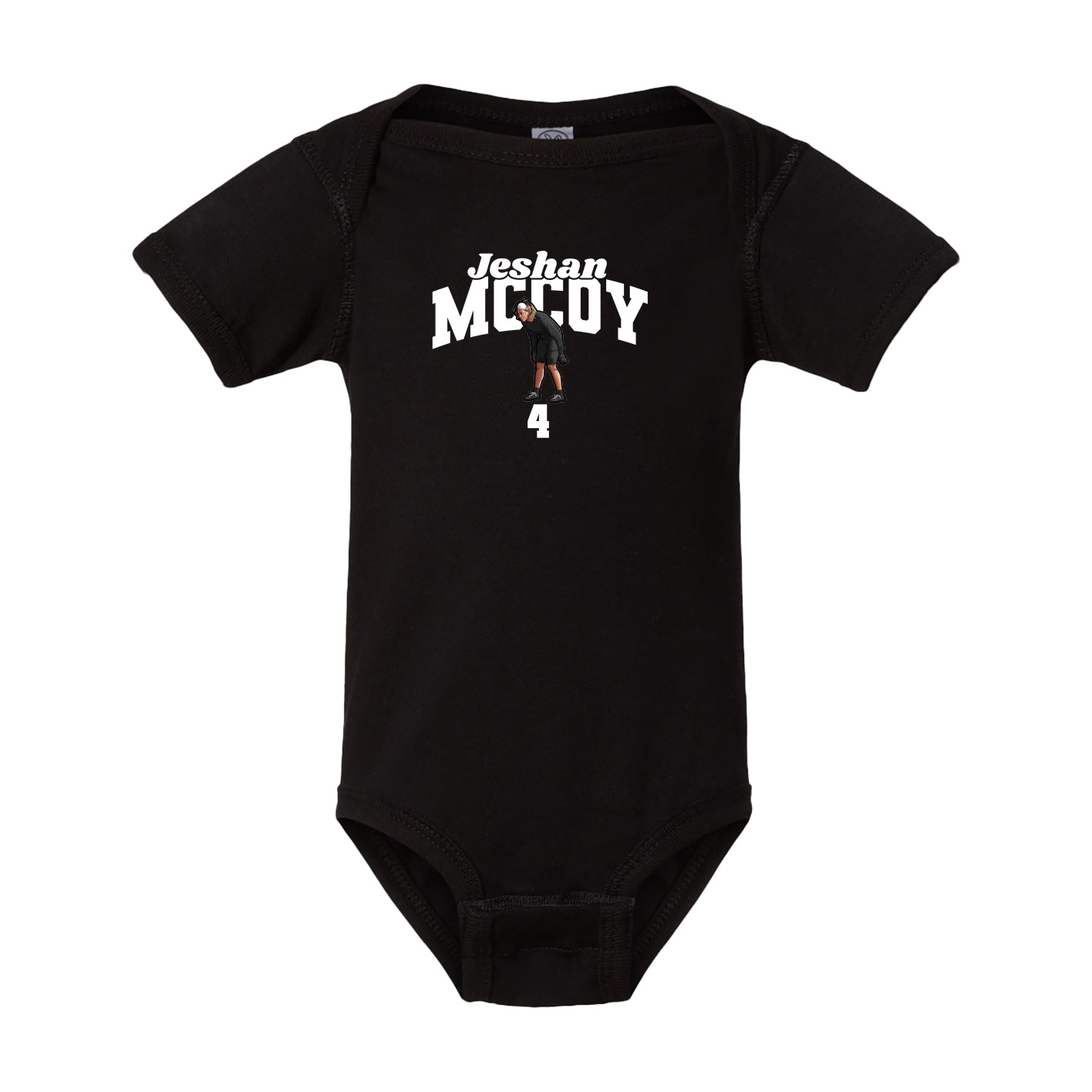 Baby Onesie — Signature Arch in Black