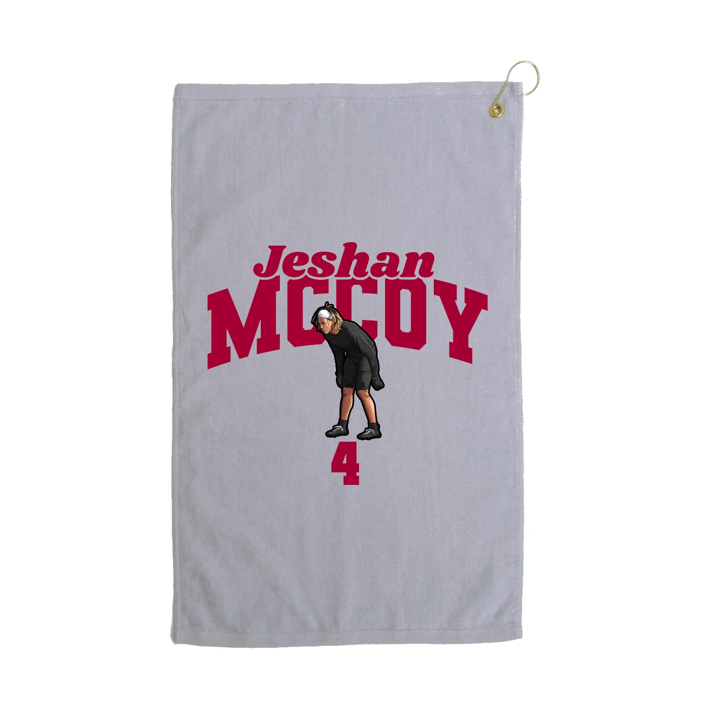 Golf Towel — Signature Arch in Grey