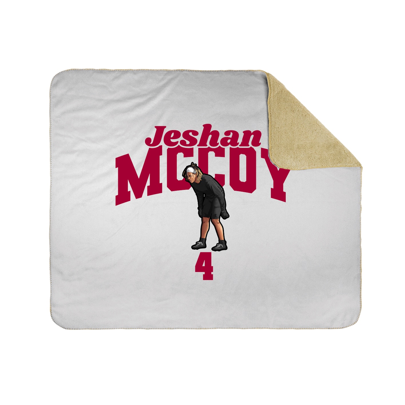 Throw Blanket — Signature Arch in White